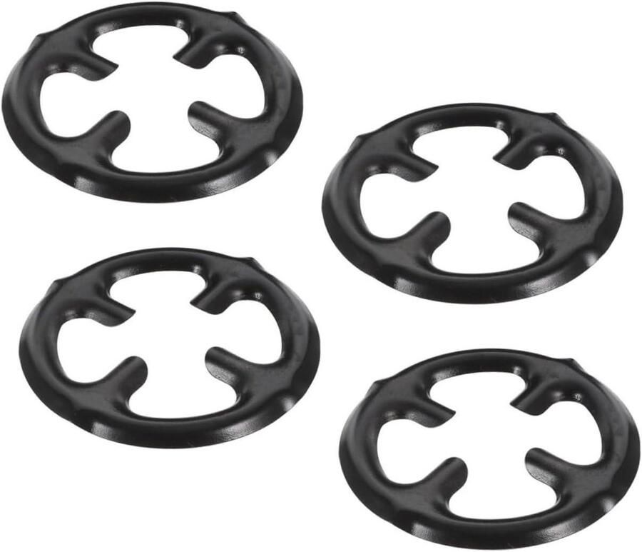 Kookplaat Ondersteuning Pannenhouder Gas Koffie Pot Stabiliseren Hittebestendig Ijzer 13.5 cm Zwart