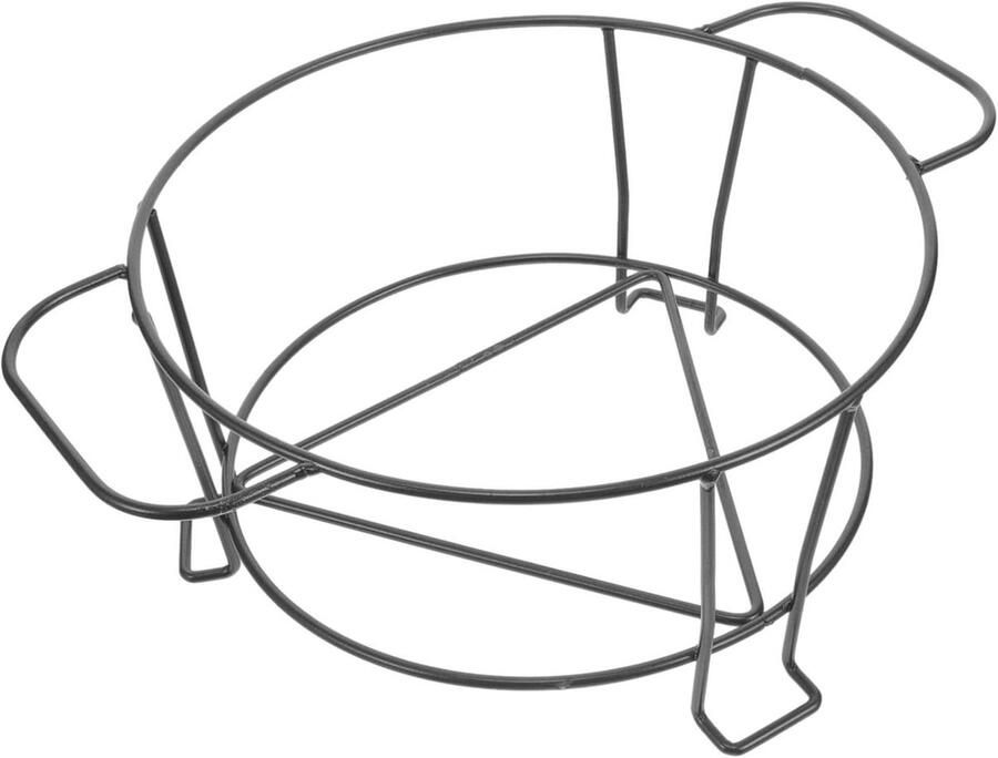 Kookplaat Onderzetter Brander Rek Buiten Koken Precisie ie 30 x 23 x 11.5 cm Zwart