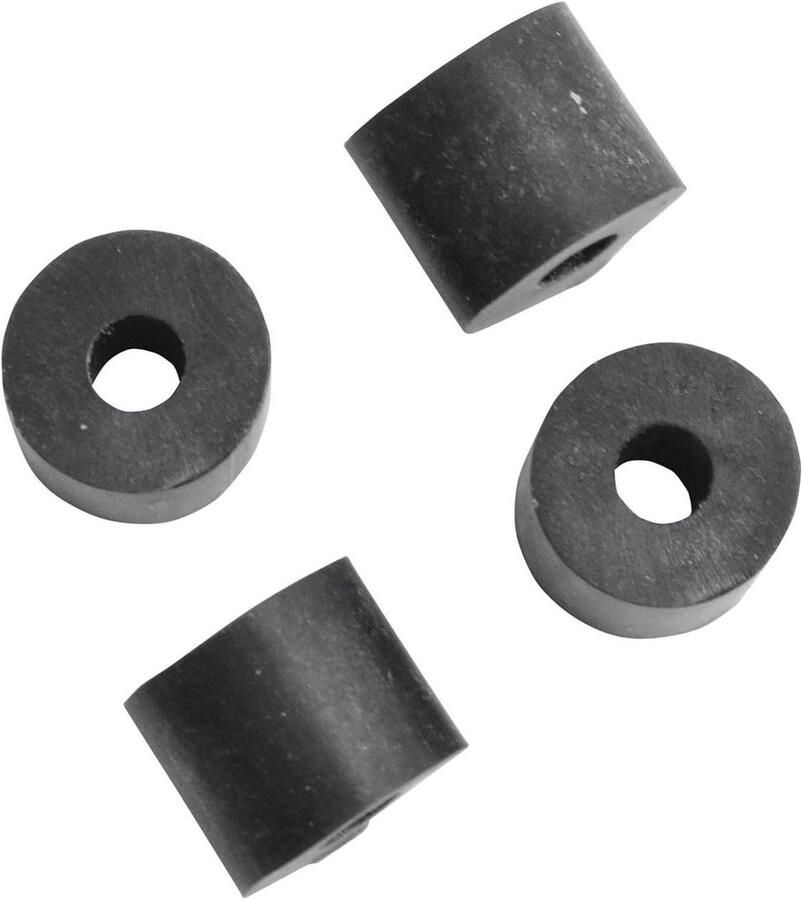 Kookplaat Pan Ondersteuning Rubberen Voetjes Apparaat Reparatie Hoogte 8mm 4 stuks Zwart