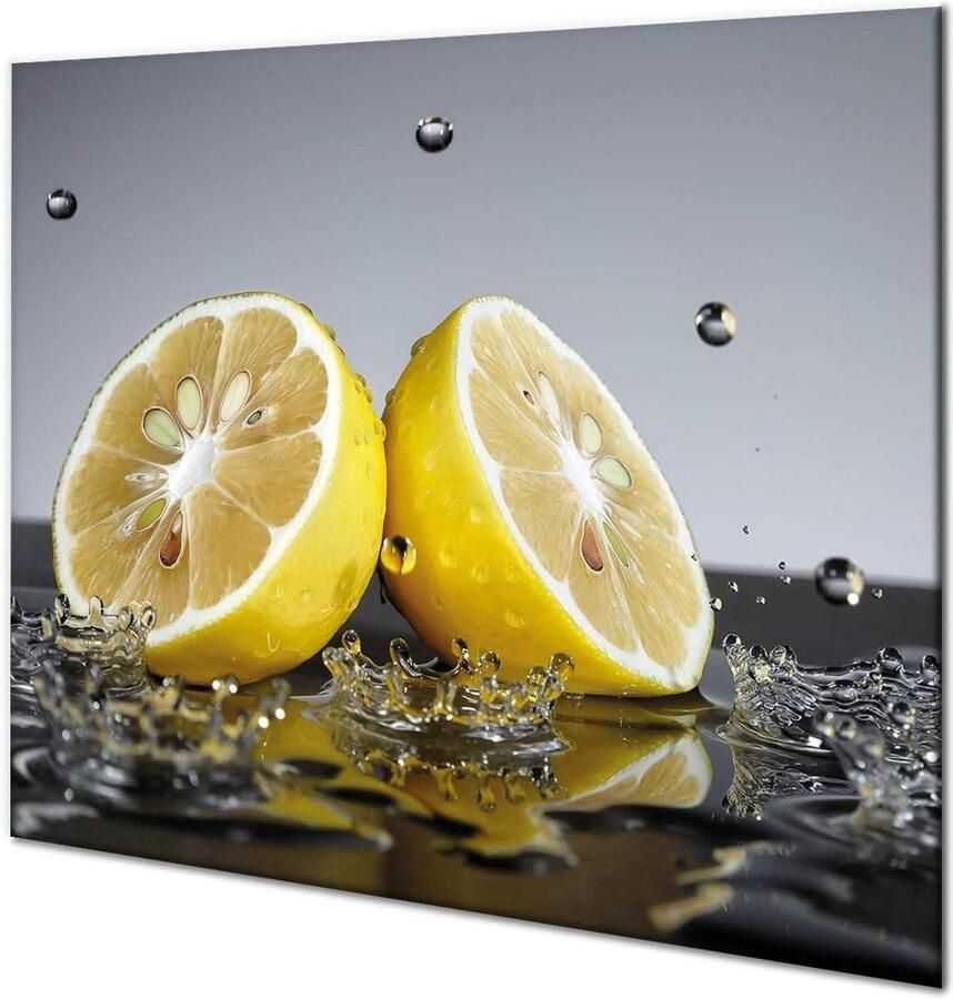 Kookplaat Protector Cover Snijplank Werkblad Keuken Werkruimte Gehard Glas 60cm x 52cm Meerkleurig