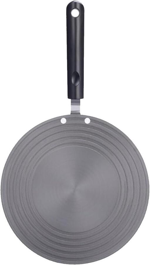 Kookplaat Protector Warmteverspreider Snel Ontdooien Geoptimaliseerde Warmtegeleiding 26 cm Diameter Zilverkleurig