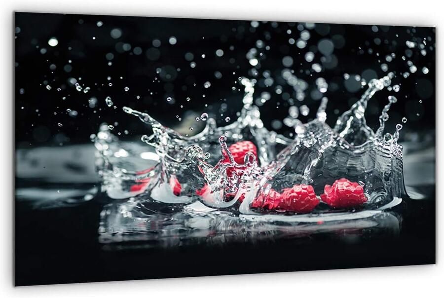 Kookplaat Protector Werkblad Beschermer Voedselbereiding Gehard Glas 80 cm x 52 cm Fruit Patroon