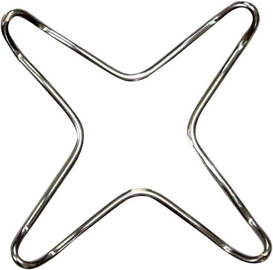 Kookplaat Rek Panhouder Fornuis Stabiel Koken Universele Pasvorm 8 x 3 cm Zilverkleurig