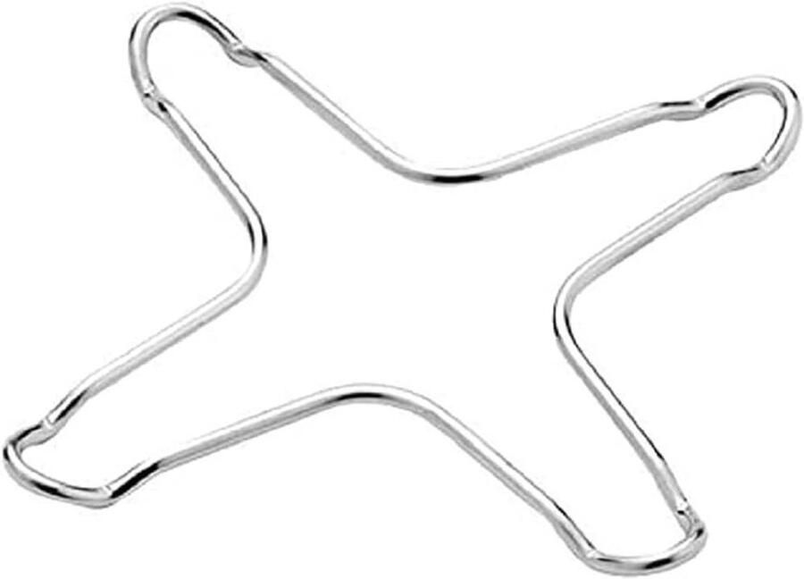 Kookplaat Ring Reducer Fornuis Adapter Koffie Zetten Roestvrij Staal 95 cm Zilver