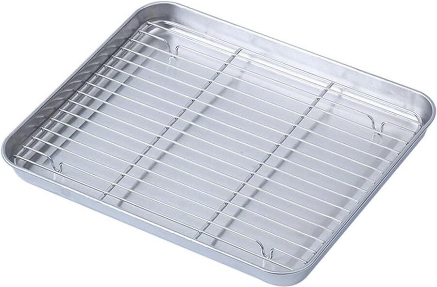 Kookplaat Roestvrij staal Grand met steun Hittebestendig Voor Barbecue en Oven