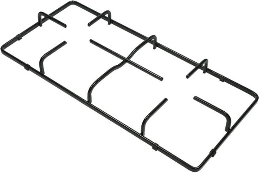 Kookplaat Rooster Brander Steun Koken met Pannen Premium Kwaliteit 460 x 215 mm Zwart