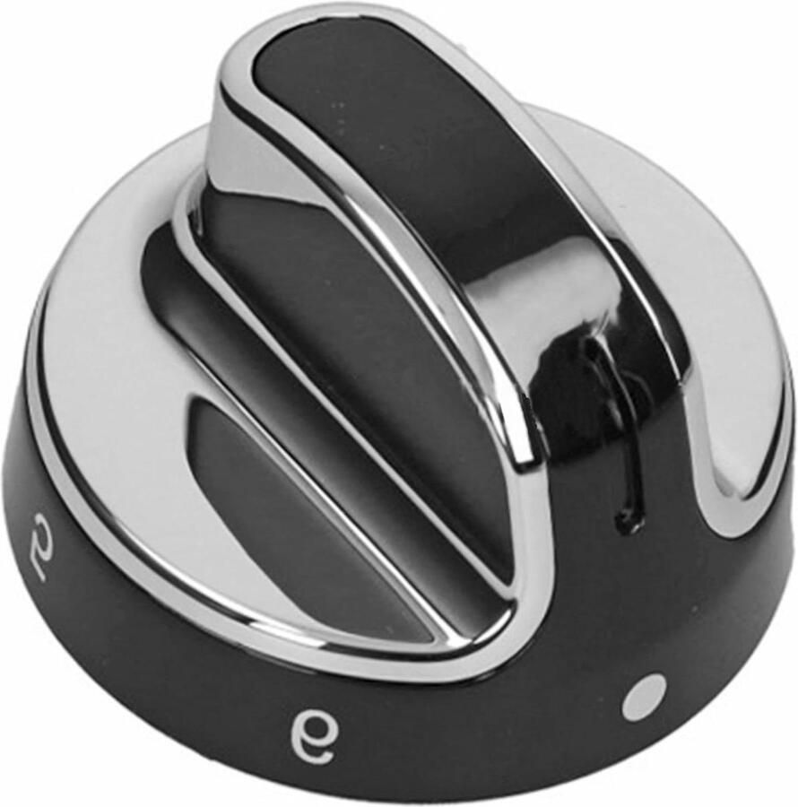 Kookplaat Schakelaar Knop Fornuis Bediening Oven Instellen 6 Functie Controle Instellingen 1 Stuk Zwart Zilver