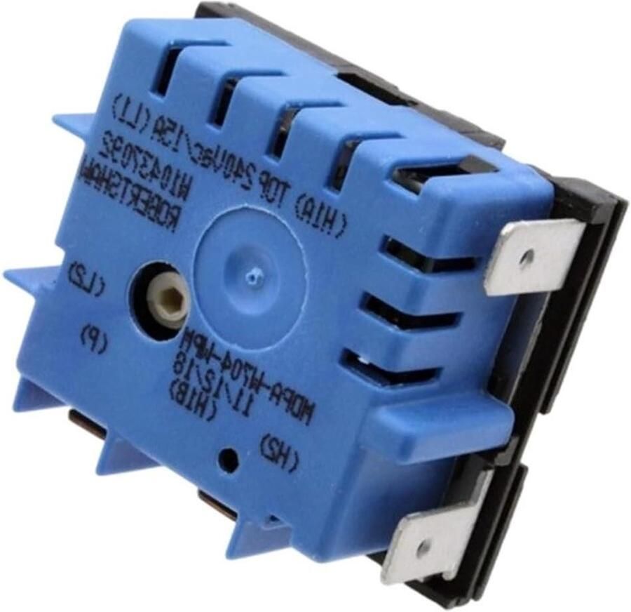 Kookplaat Schakelaar Regelschakelaar Vervanging Nauwkeurige Temperatuur Directe Compatibiliteit 6 x 5 x 5 cm Zwart