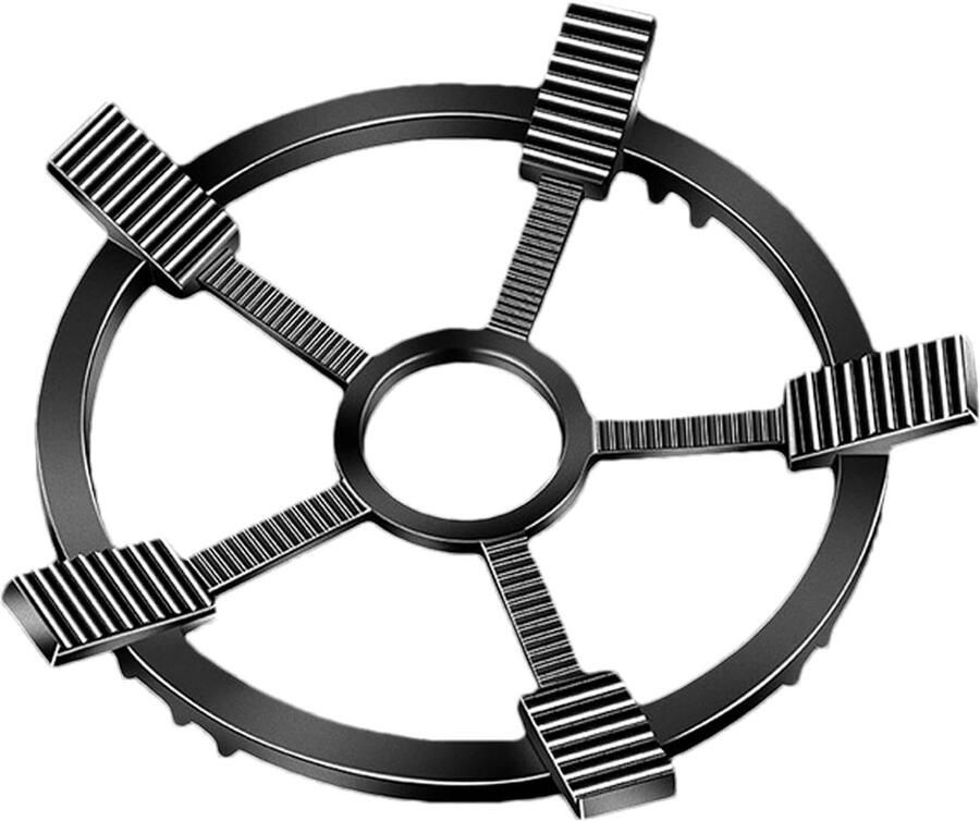 Kookplaat Trivets Panhouder Stand Stabiel Koken Hittebestendig Gietijzer 25x25x5 cm Zwart