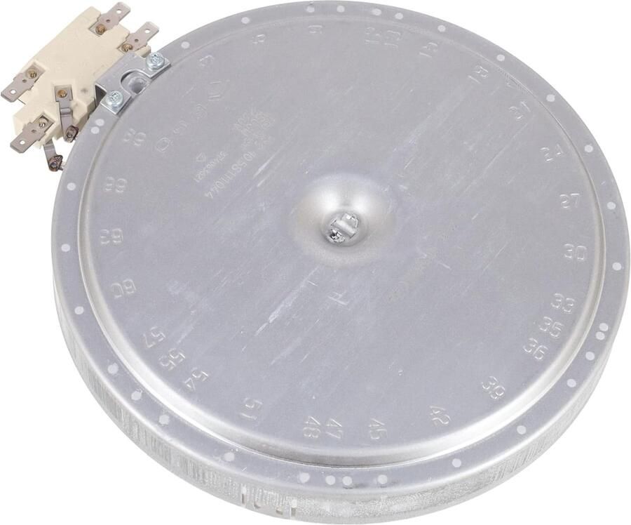 Kookplaat Verwarmingselement Oven Onderdeel Apparaat Reparatie 1800 Watt Vermogen 180 mm Diameter Zilverkleurig