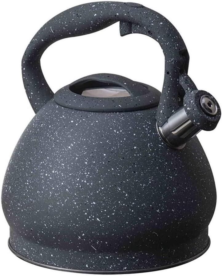 Kookplaat Waterkoker Theepot Fluitketel Water Koken Automatisch Fluit Signaal 3.4L Inhoud Zilverkleurig