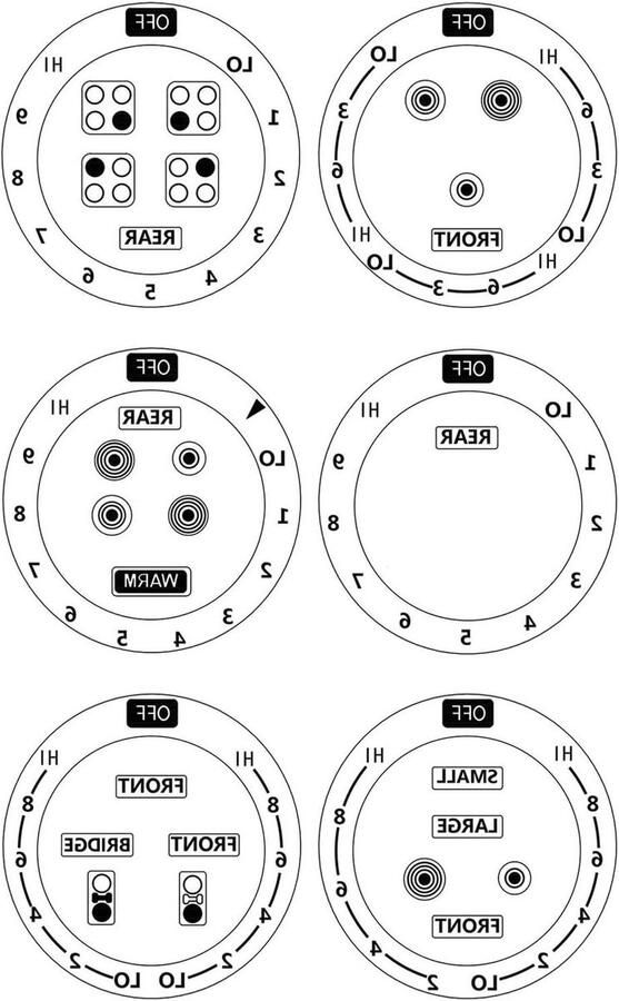 Kookplaat Wijzerplaten Stickers Kookplaat Symbolen Koken Identificeren Zelfklevend Waterdicht Vinyl Universeel Zwart op Transparant