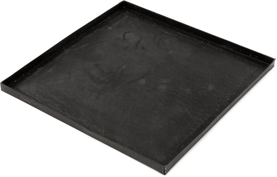 Kookplaat Zwart Elektrische Pan Kleine Keuken Roestvrij Staal 28 x 28 cm Zwart