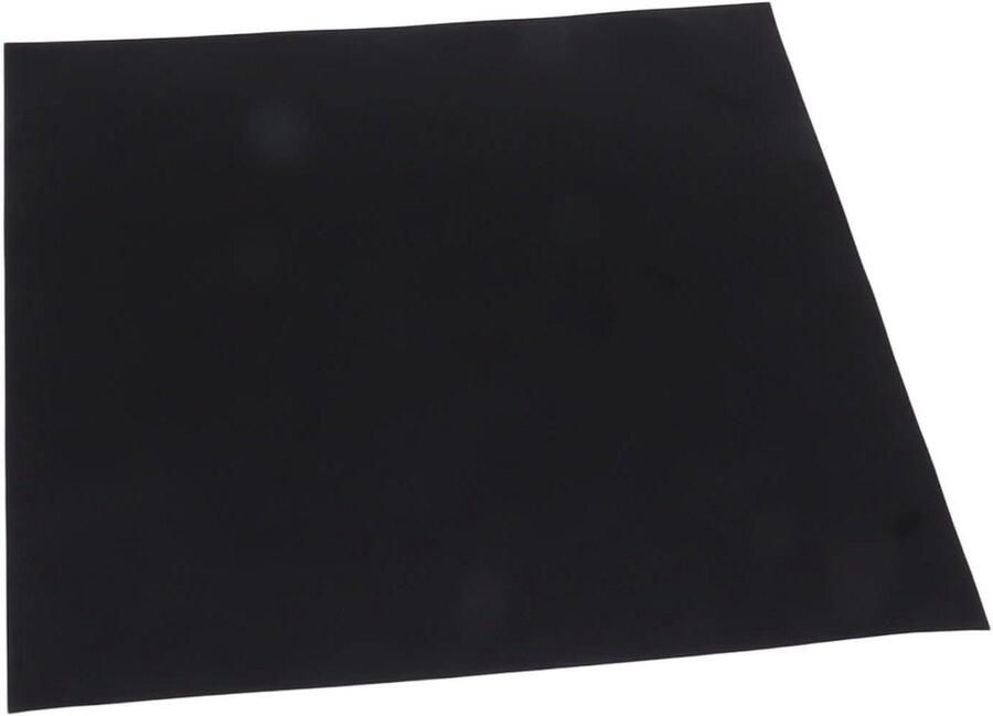Kookplaatafdekking Beschermmat Fornuis Keuken Beschermen Hittebestendig Siliconen 25x25cm Zwart