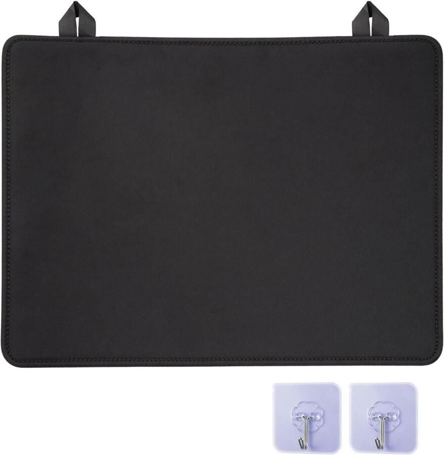 Fornuis Afdekplaat Kookplaatafdekking Inductie Kookplaat Beschermen Hittebestendig Rubber 615 x 53 cm Zwart