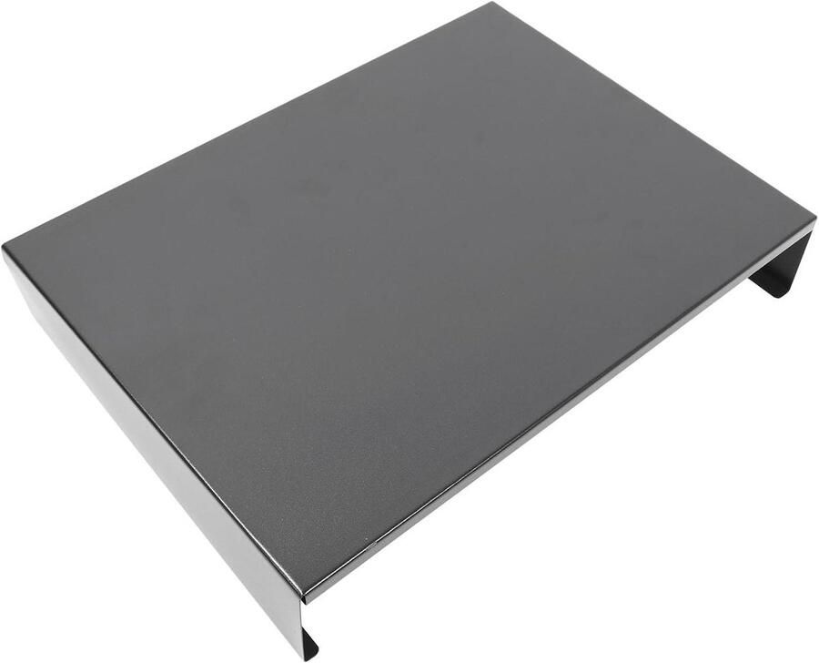 Kookplaatafdekking Gasfornuis Aanrechtblad Extender Extra Werkruimte Creëren Roestvrij Staal 50 x 42 cm Zwart