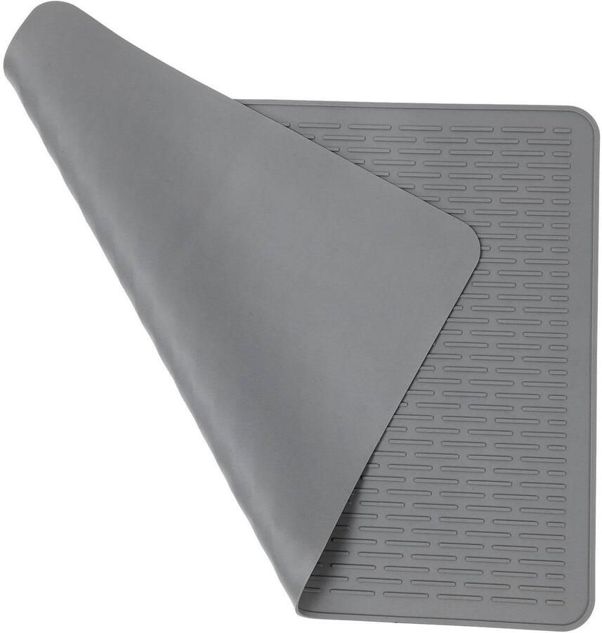 Kookplaatafdekking Mat fornuis Keuken Hygiëne Hittebestendig tot 450°F 71x50 cm Donkergrijs