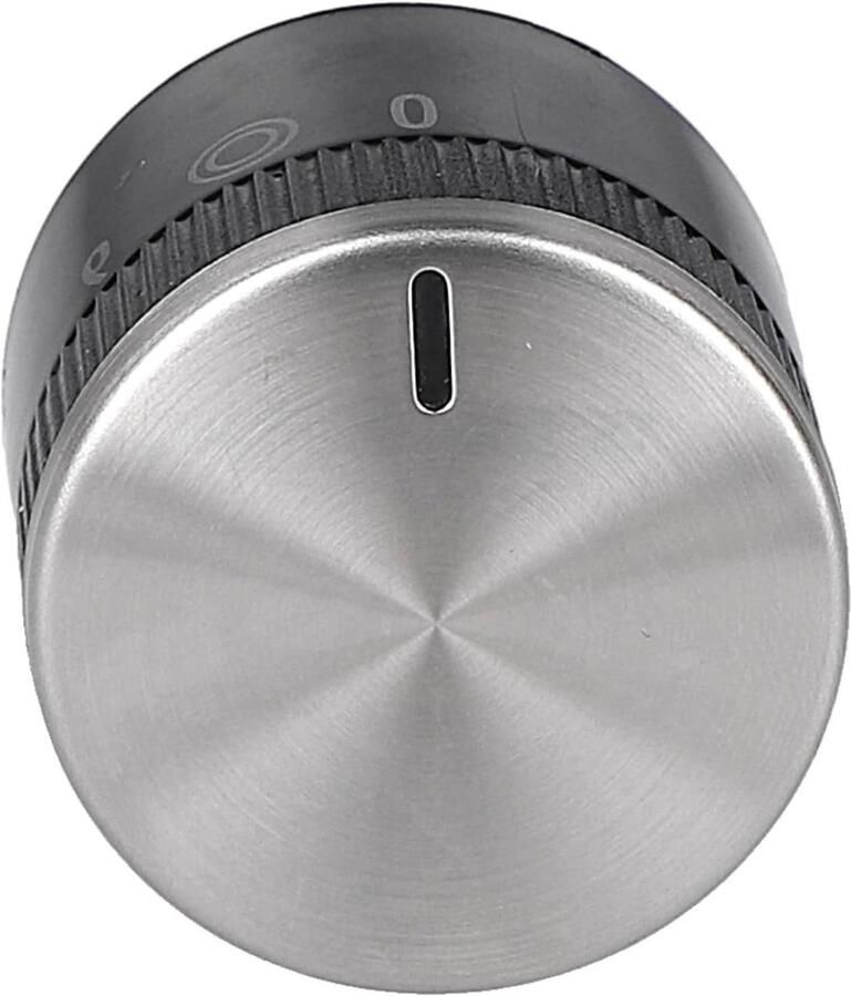 Kookplaatknoppen Bedieningsknoppen Fornuis Keuken Reparatie Roestvrij Staal 1 Stuks Zilver - Foto 1