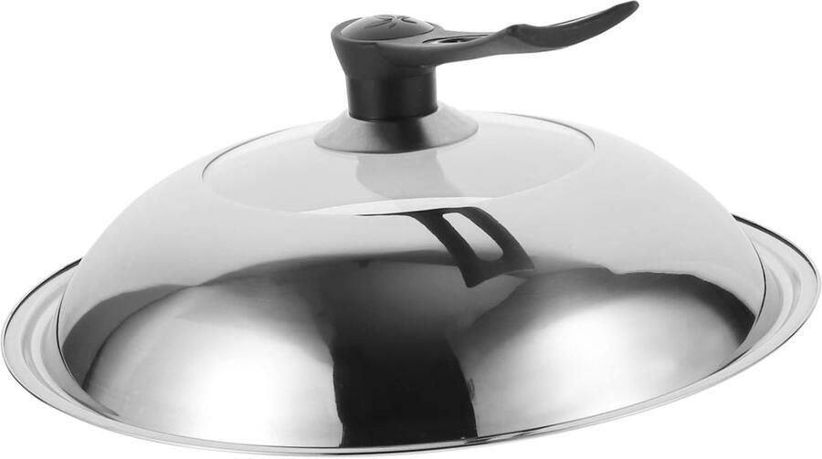 Kookpot Deksel Pan Deksel Koken Binnenshuis Met Handvat 33.3x33.3CM Geel