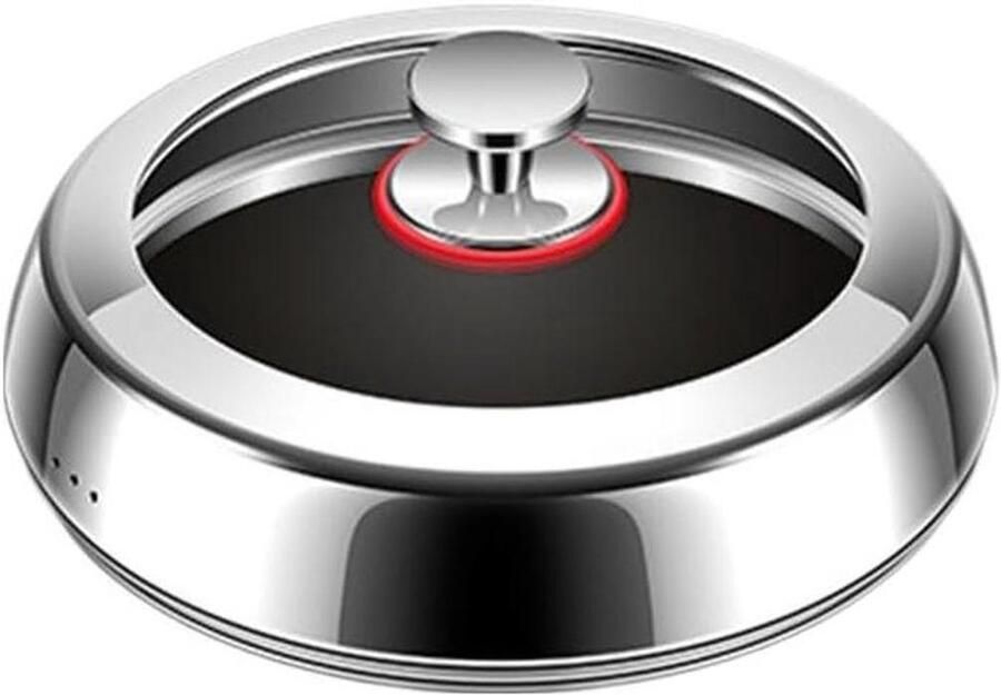 Kookpot Deksel Pannen Deksel Koken Glazen Venster 28 cm Zilver