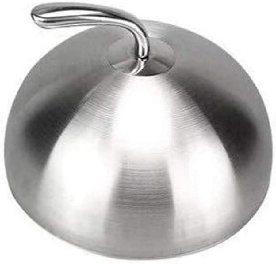 Kookpot Deksel Ronde Pan Koken Met Stoomuitlaat 36 cm Zilver - Foto 1