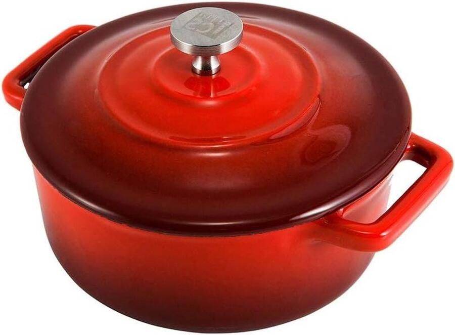 Kookpot Gietijzer Sauspan Fornuis Koken Ingrediënten DISA Gesmeed Gietijzer 13 cm Diameter Zwart
