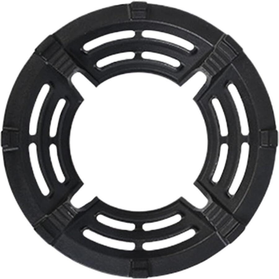 Fornuis Ring Kookring Houder Stabiel Koken Vuur Concentrerend 26 cm Diameter Zwart