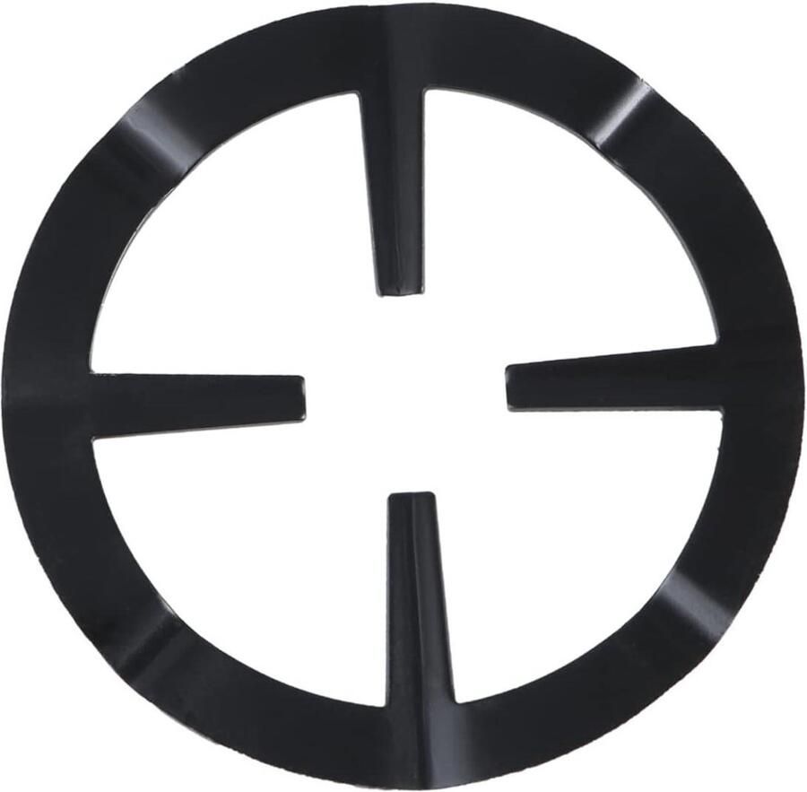 Kookring Gasfornuis Wokhouder Pansteun Kleine Pannen Balanceren Hittebestendig Ijzer 13 cm Diameter Zwart