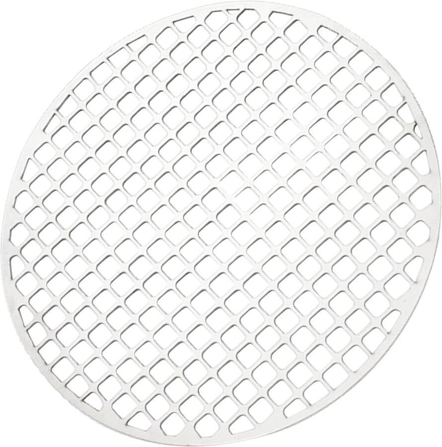 Rond Grillrooster Vervangend Rooster Buiten Koken Roestvrij Staal 20 cm Zilver