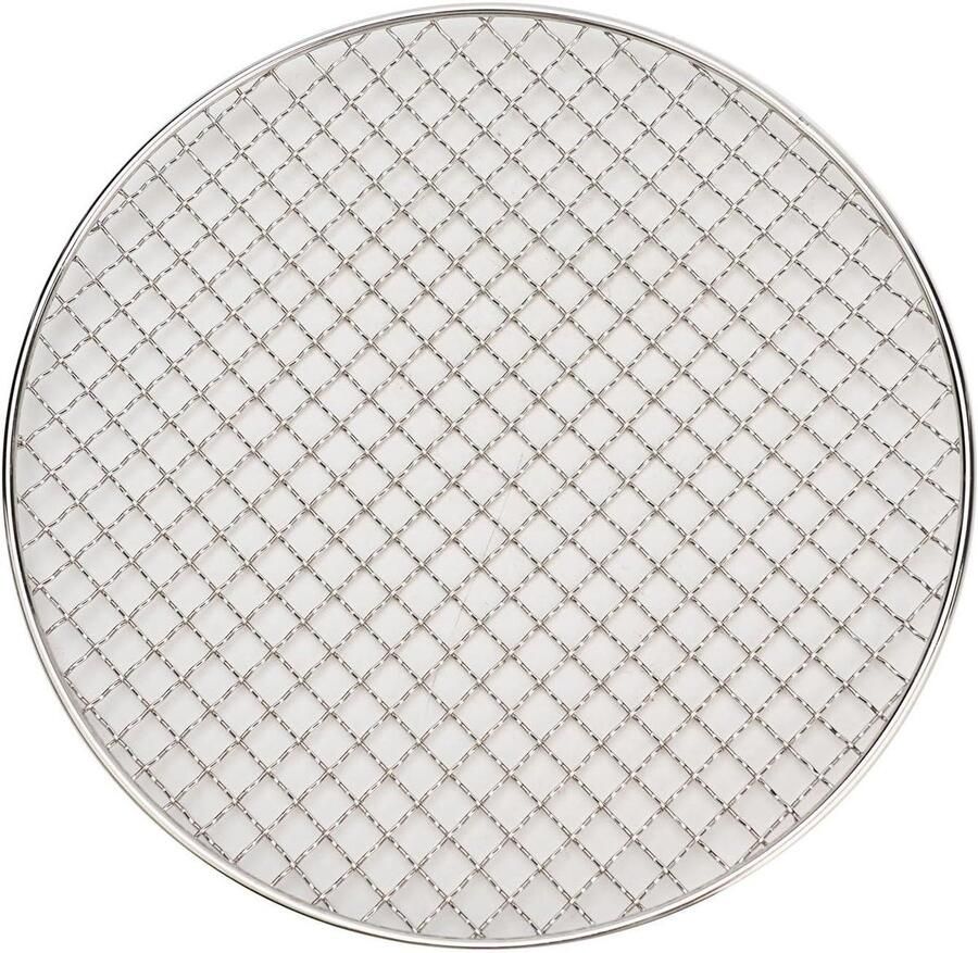 Kookrooster RVS Grillrek Buiten Koken Gelijkmatige Warmte 30.5 cm Zilver