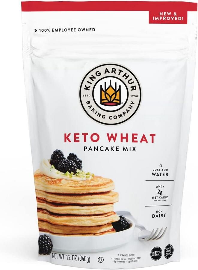 Koolhydraatarme Keto-pannenkoekenmix Perfect voor Ontbijt of Diner