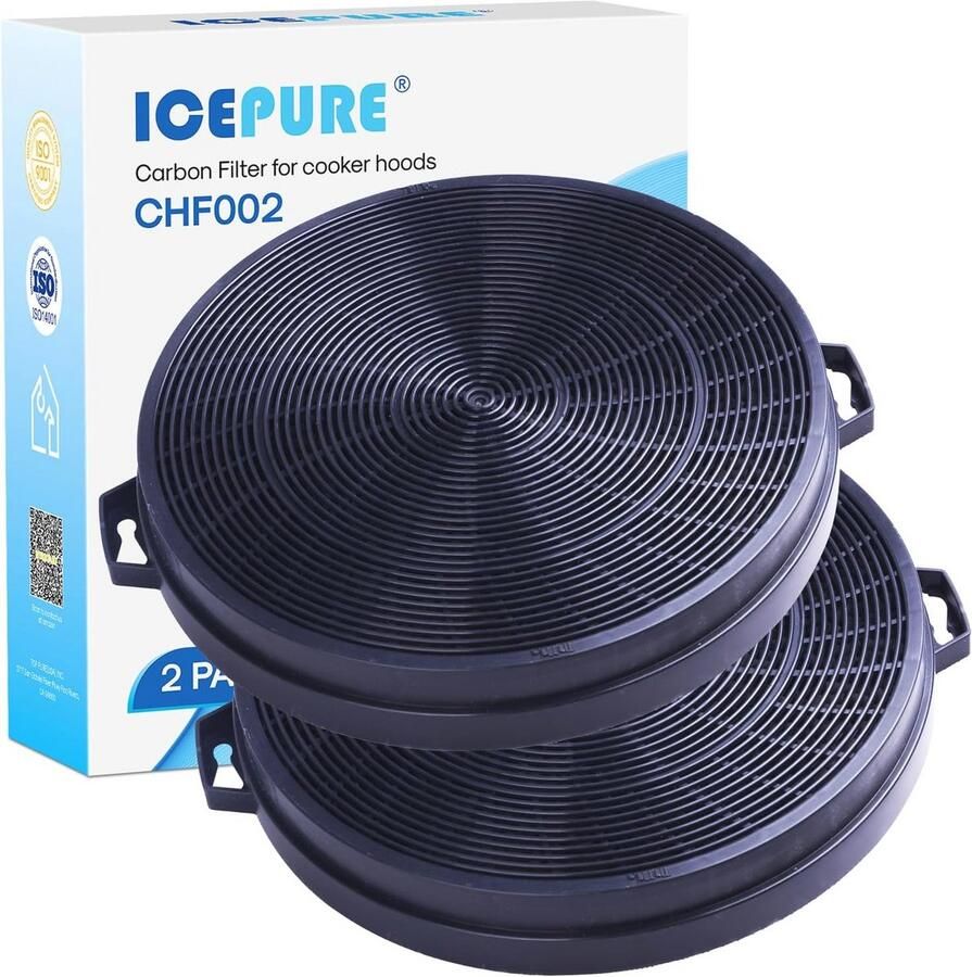 Koolstoffilter Actief Kool 210mm Vervangfilter voor Afzuigkap Keukenzuigkap 2 stuks