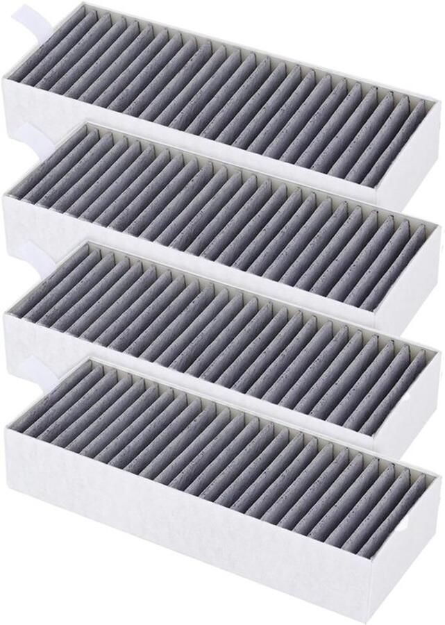 Koolstoffilter Geschikt Voor Bosch Siemens Neff Koolstoffilter afzuigkap Filter Set van 4 Geschikt voor Neff Siemens & Bosch 17007505 17004796 HZ9VRCR0 HEZ9VRUD0 17007113 Koolstoffilter