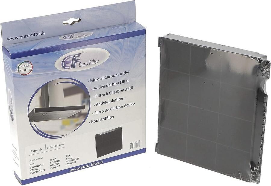 Koolstoffilter voor afzuigkap type 15 Vervangend filter voor optimale luchtkwaliteit