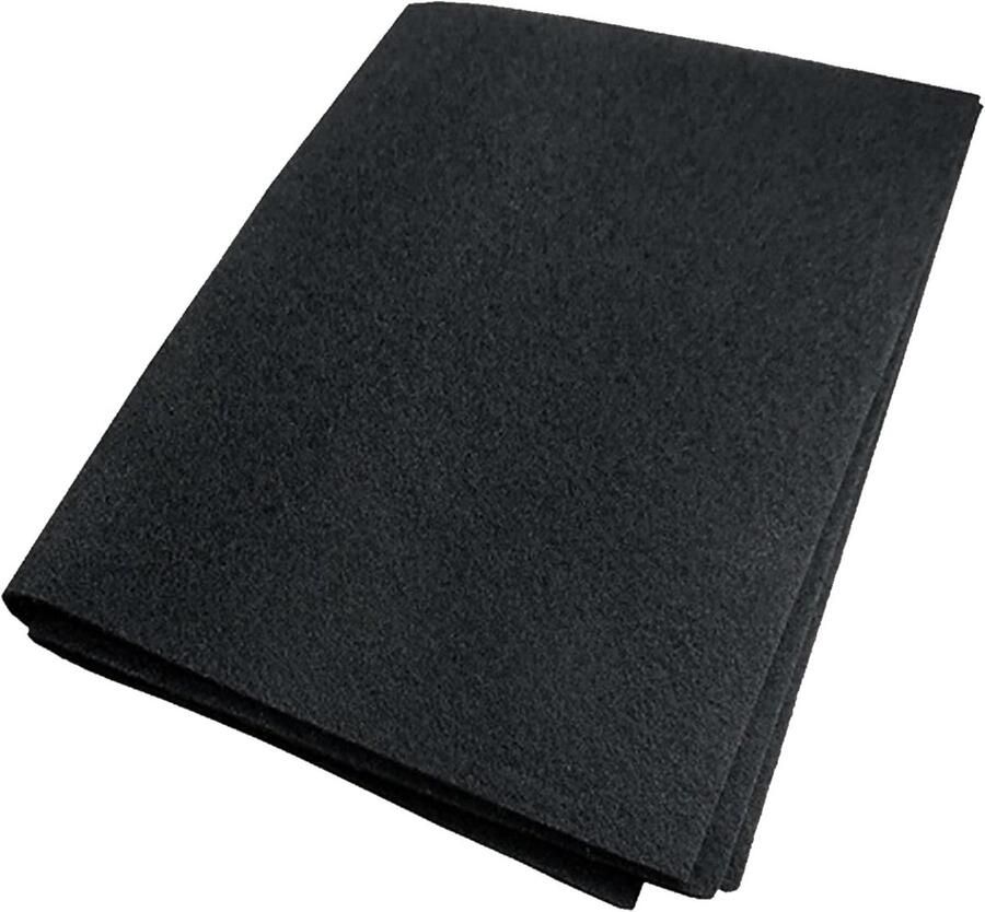 Koolstoffilter voor afzuigkap vlambestendig vervangingsfilter met hoge absorptie 57 x 47 cm ideaal voor keukenventilatie en geurabsorptie