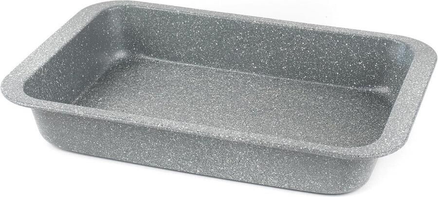 Koolstofstaal Braadpan met Marmeren Effect 36cm Antiaanbak Ovenbestendig tot 220°C