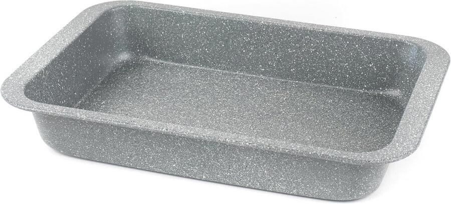 Koolstofstaal Braadpan met Marmeren Effect 36cm Antiaanbak Ovenbestendig tot 220°C