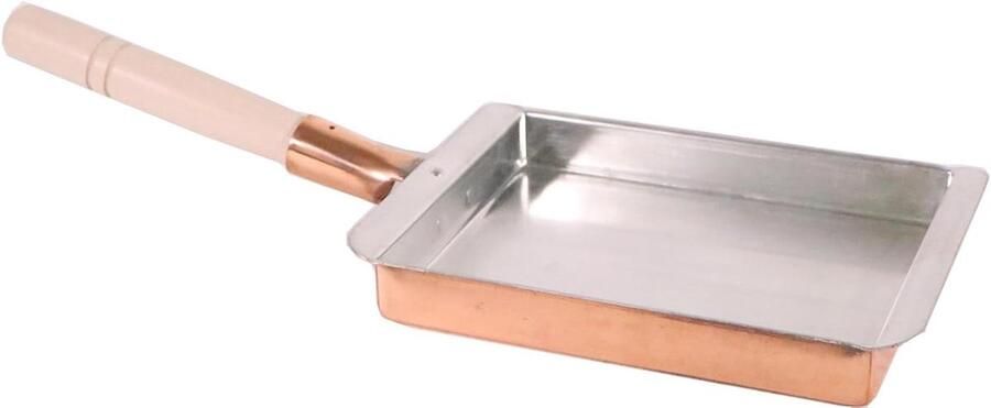 Koperen Koekenpan Omeletpan Kopper Koken Premium Koper Materiaal 16.5 cm Koper