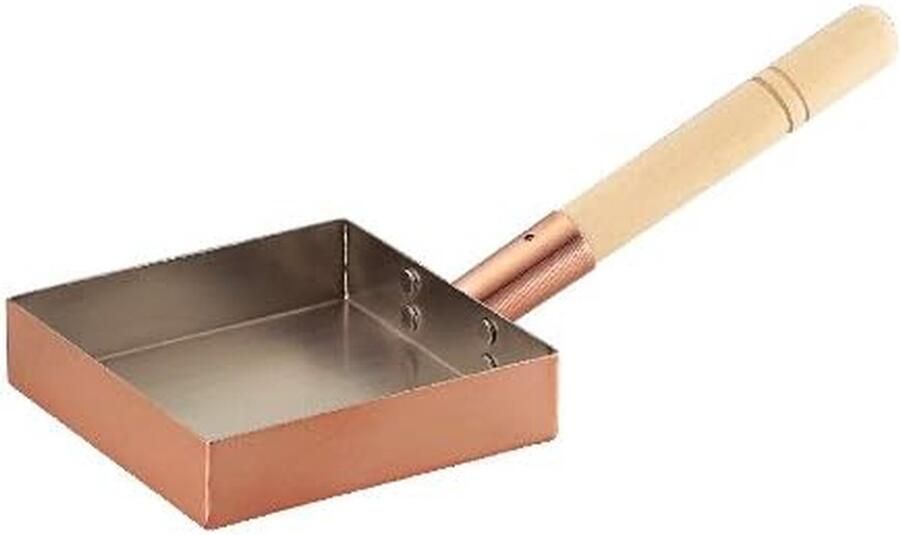 Koperen Koekenpan Omeletpan Professioneel Koken Anti-aanbaklaag 15 cm Koperkleurig