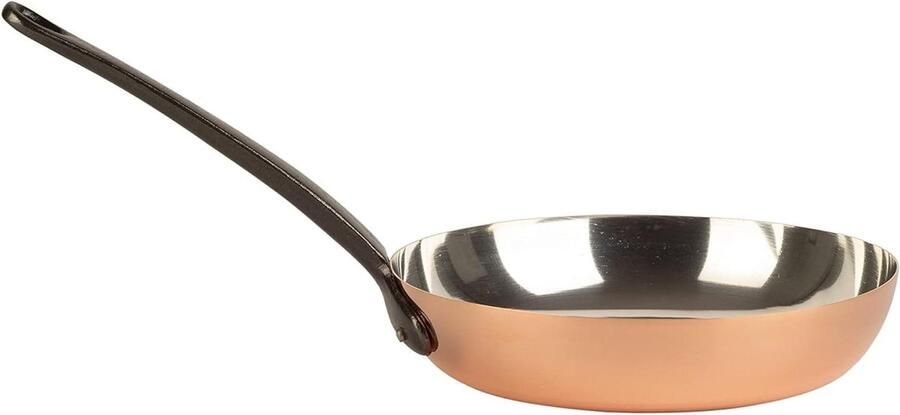 Koperen pan Braadpan Koken Optimale warmtegeleiding Ø 24 cm Koper