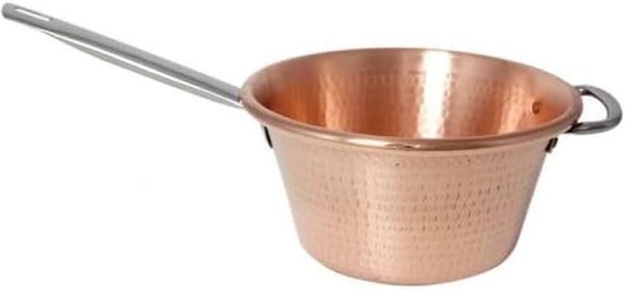 Koperen Pan Kookpan Inductie Koken Thuis Inductiebodem 25 cm Koper