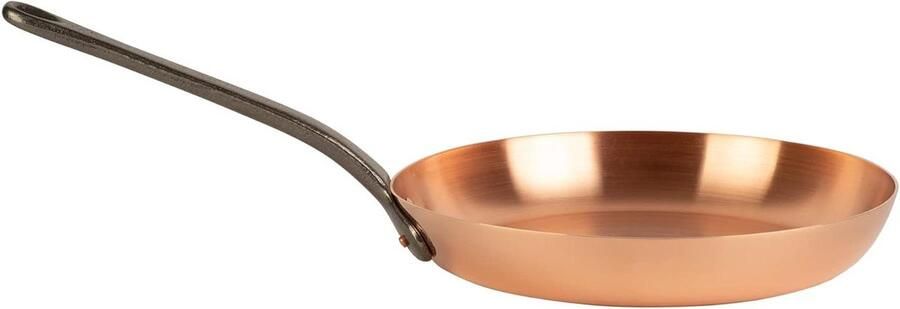 Koperen Pan Massief Kookgerei Gecontroleerd Koken Dikwandig 1.8mm 28 cm Brons