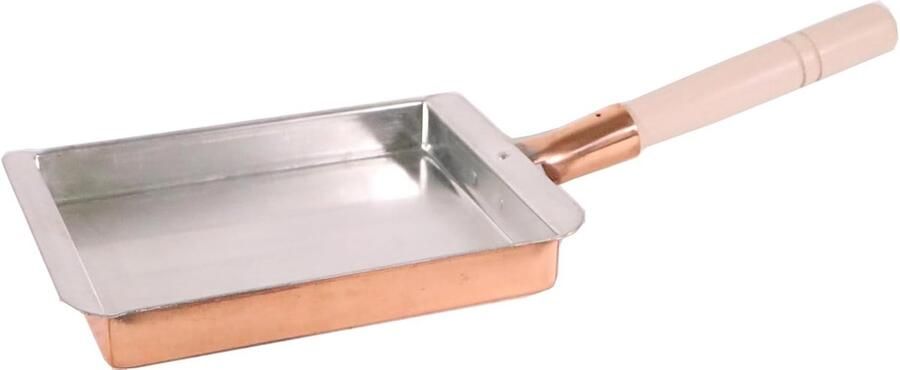 Koperen Pan Omelet Pan Koken en Dineren Premium Koper Materiaal 16.5 cm Koper