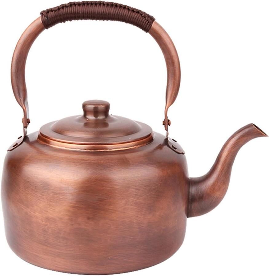Koperen Theeketel Waterketel Theepot Water Koken Fluitend Geluid 3 Liter Koper