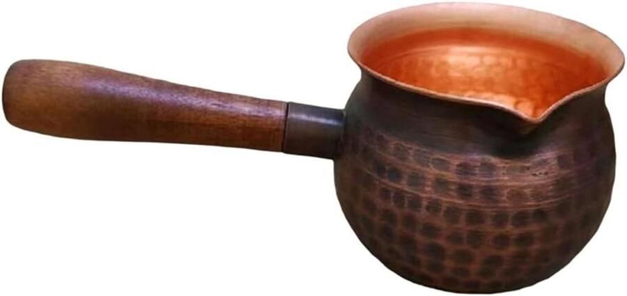 Koperen Waterkoker Theepot Koffiepot Water Koken Zijhandgreep 300 ml Koper