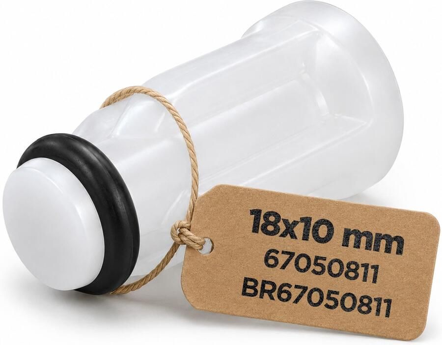 Koppeling 18x10 mm voor staafmixer type 4130 4162 4191 4192 4193 4194 met originele code 67050811 BR67050811 Geschikt voor 3 5 7