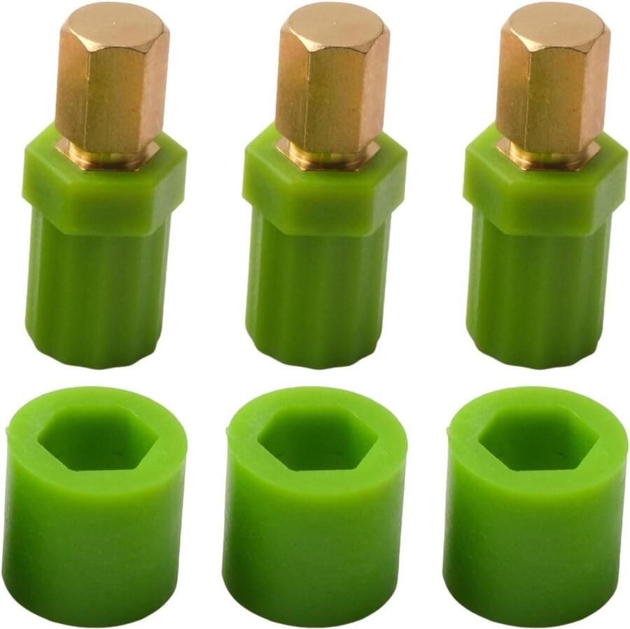 Koppeling voor Pastaroller Reparatieset Keukenmachine Pasta Maken Messing Materiaal 10.8 x 7.11 x 1.5 cm Groen
