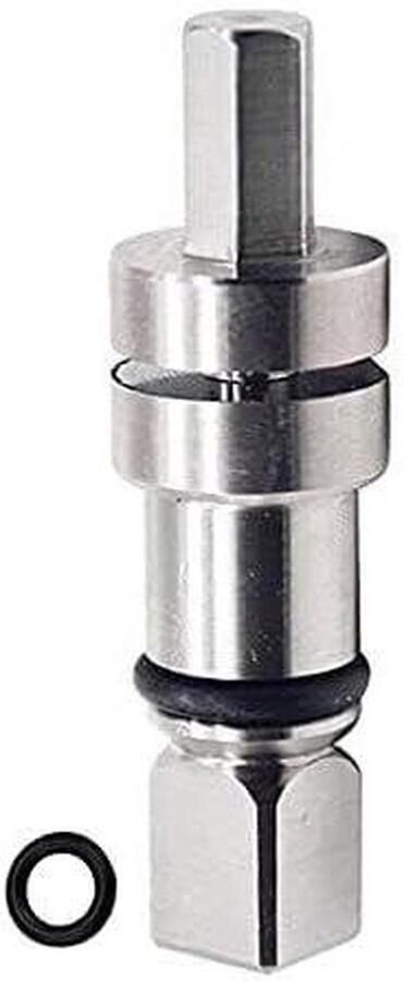 Koppelingsas Mixer Koppeling Keukenmachine As Adapter Pasta Maken CNC Gefreesd Standaard Maat Zilver