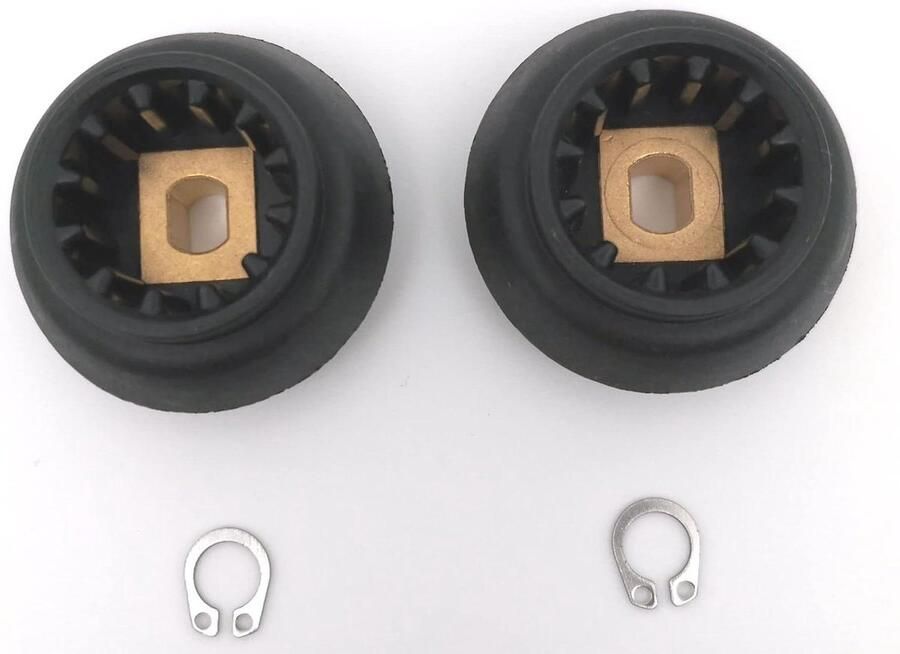 Koppelingsonderdelen Keukenmachine Reserveonderdelen Mixer Onderdelen Vervangen Originele Onderdelen 2 Stuks Zilver