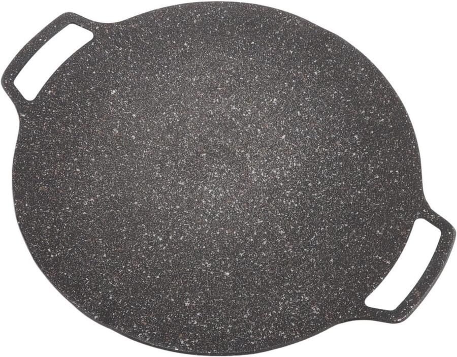 Koreaanse BBQ-plaat Grillpan Ronde Pan Thuis Buiten Grillen Antiaanbaklaag 30 Cm Diameter